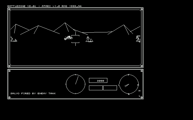 Cbzone atari screenshot